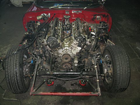 Jaguar EV12 Frontansicht vorher